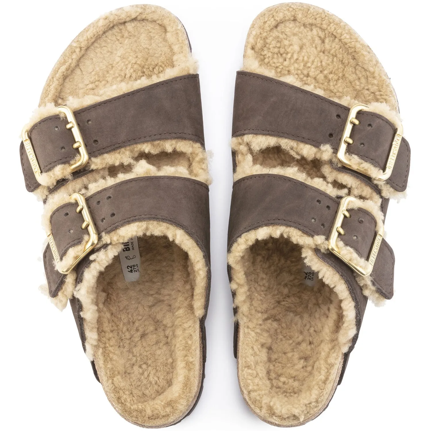 Birkenstock Arizona Bold Shearling<Men Two-Strap Sandals