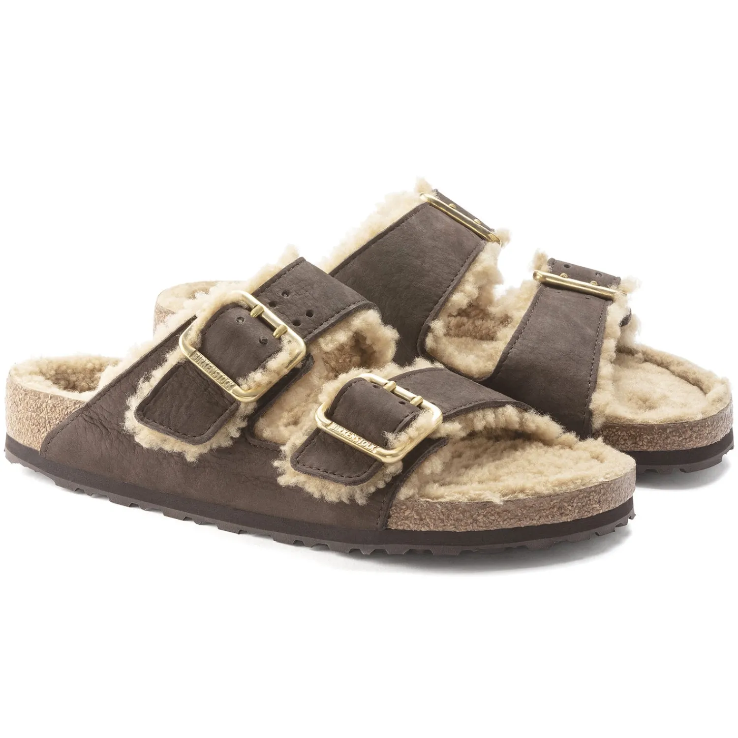 Birkenstock Arizona Bold Shearling<Men Two-Strap Sandals